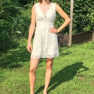 American Rag Off-white lace dress